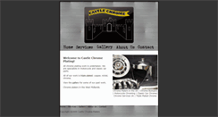Desktop Screenshot of castlechrome.co.uk